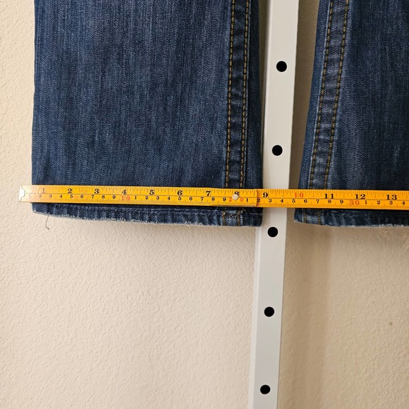 TRUE RELIGION Men's Distressed Rainbow Billy Boot Cut Zipper Jeans Sz 31 Seat 34 - Picture 16 of 16